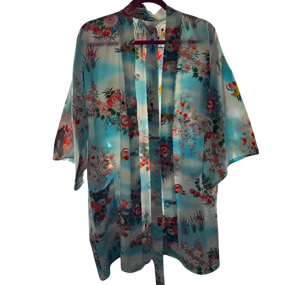 Japanese Kimono (UNISEX) gorgeous silky soft - one size
